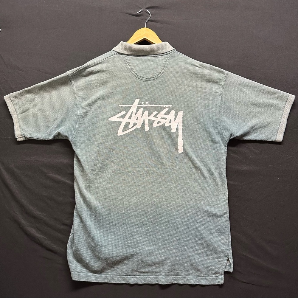 Custom Stussy polo shirt